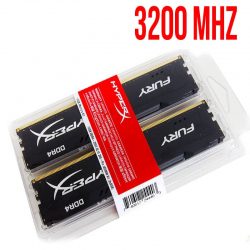 2 Kits Memoria Kingston DDR4 16GB (2 X 8 GB) HYPERX FURY | HX424C15FB3K2/16 | Envío Gratis