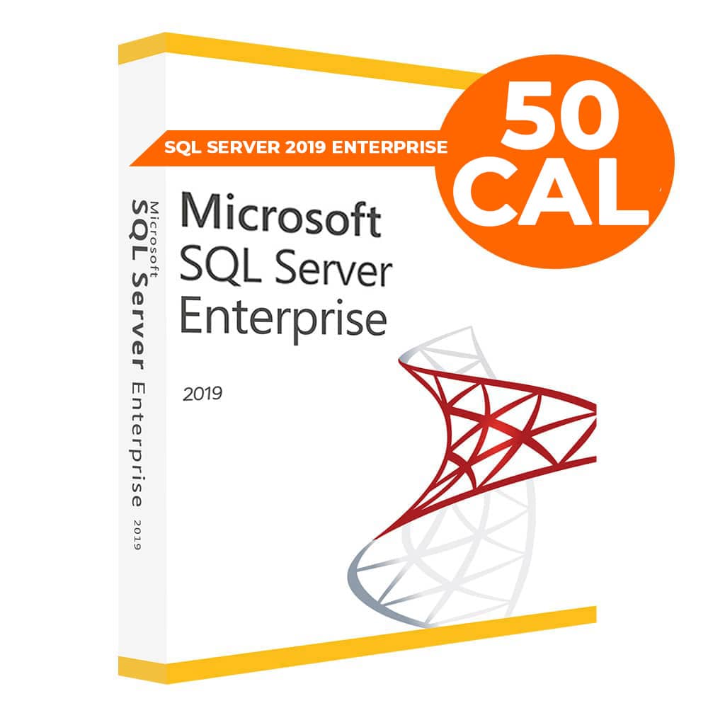 SQL Server 2019 Enterprise + 50 User CAL