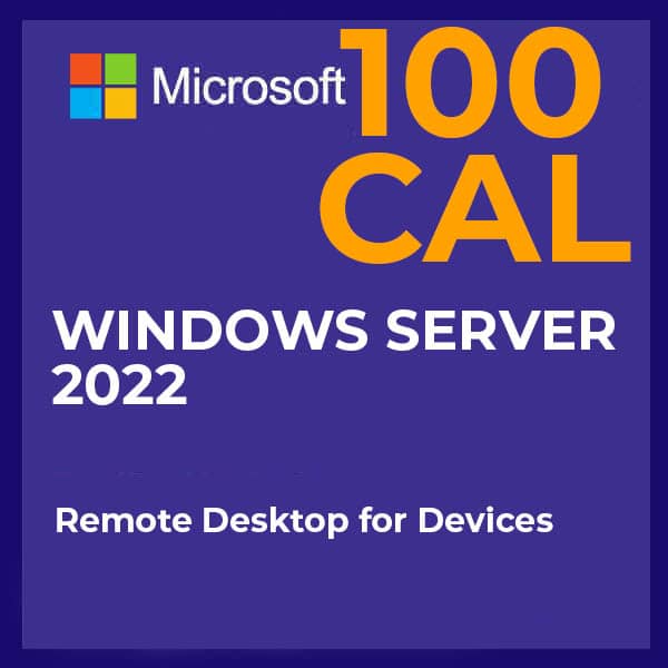 Windows-Server-2022-100-Cals-devices