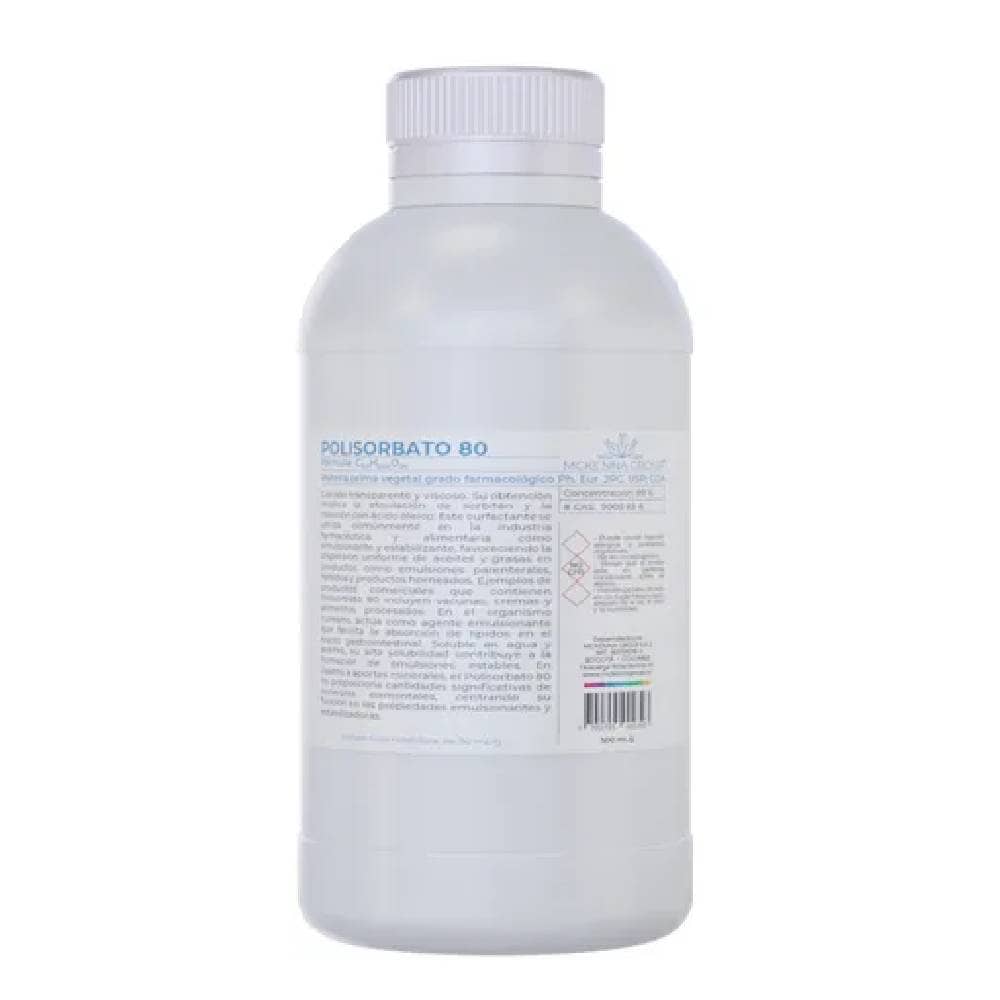 Polisorbato Tween 80 500ml Polisorbato Tween 80 500ml